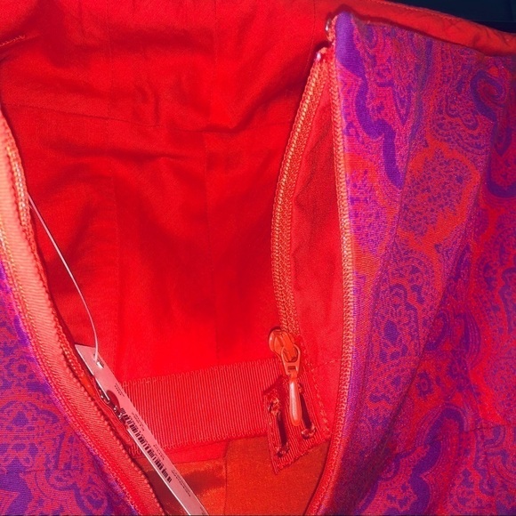 NWT J. Crew Barbiecore Ella Purple Orange Medallion Paisley Pattern Dress size 0 - Picture 13 of 14